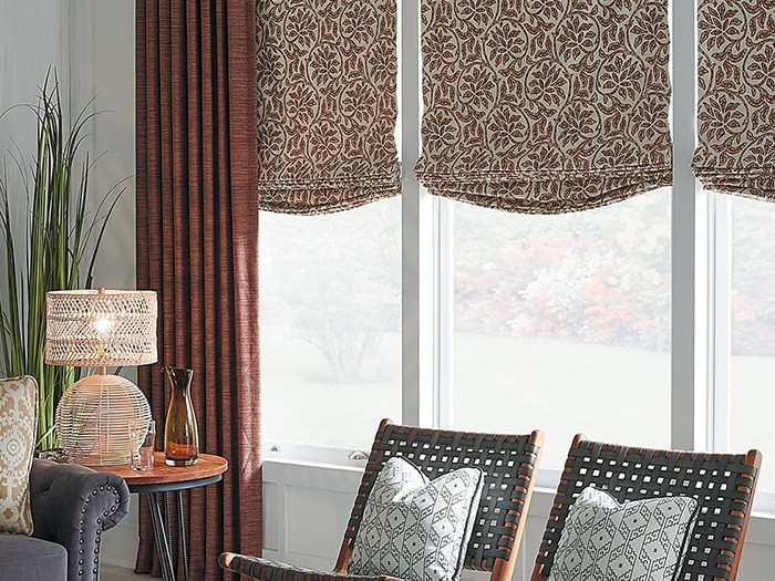 Windows with Carole Fabrics Side Panels Gear Up  Color: Ming